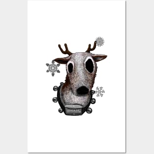 Blitzen the Reindeer Posters and Art